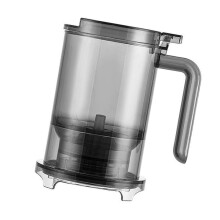 Théière/cafetière à infuseur anti-fuite 2026, bouteille transparente grise avec fond infuseur