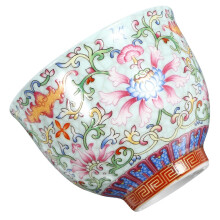 2026 Ceramic Tea Cup for Tea Ceremony Use with Flower Pattern
