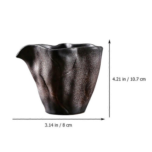 2026 Dark Brown Ceramic Tea Pitcher for Brewing Tea 1Pcs Decorative Mug 1
