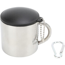 2026 Insulated Coffee Mugs 110ml Lightweight Camping Coffee Cup Connection Buckle Backpacking 1pcs