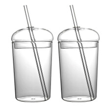 2026 Gobelets cylindriques au design épuré, pour la maison et le bureau, 14,7 x 8,2 x 8,2 cm, rangement inclus (lot de 2)