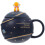 2026 2Sets Ceramic Astronaut Themed Drinking Cup with Lid Spoon for Home Use 1