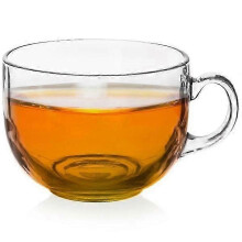 2026 Large 650ml Glass Mug with Handle for Hot and Cold Drinks