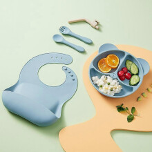 Assiette bébé 2026 Mini bol en silicone pour bébés et jeunes enfants, antidérapante et à succion