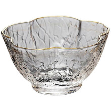 Tasse à thé en verre texturé martelé 2026, résistante à la chaleur, 7 x 7 x 4,5 cm, pour la maison.