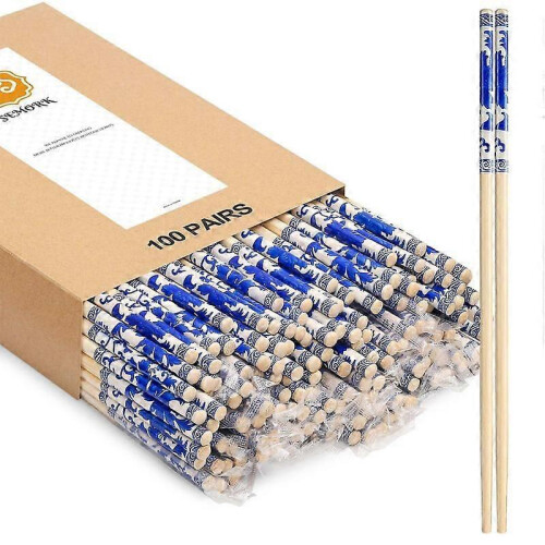 2026 Disposable bamboo chopsticks individually packaged 100 pairs