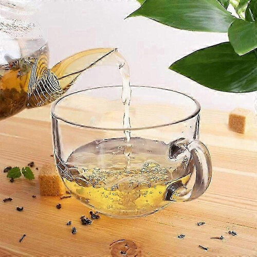2026 Large 650ml Glass Mug with Handle for Hot and Cold Drinks 1