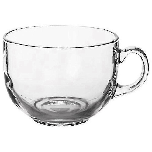 2026 Large 650ml Glass Mug with Handle for Hot and Cold Drinks 2