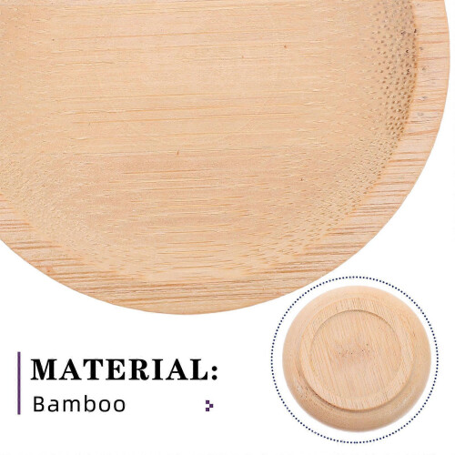 Ensemble de 4 petits bols à trempette en bambou kaki 2026 pour amuse-gueules 2