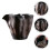 2026 Dark Brown Ceramic Tea Pitcher for Brewing Tea 1Pcs Decorative Mug 5