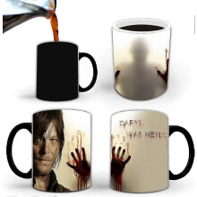 2026 Daryl war hier, Walking Dead Geschenke, Keramikbecher mit hitzebeständiger Farbe (325 ml), TWD Männer Frauen Mutter F