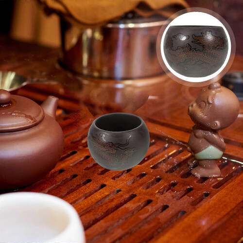 2026 Chinese Style Ceramic Tea Cup for Home Use with 4Pcs Decorative Set 1