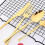 2026 24Pcs Stainless Steel Tableware Knife Fork Tea Spoon Upscale Dinnerware Gift 4