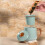 2026 Ceramic Tea Cup 400ml Ceramic Infuser Lid, Green Ceramic Loose Leaf Tea Steeper Coffee 5