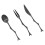 2026 3pcs Spoon Fork Set Vintage Flatware Tree Branch Fruit Cutlery Home Restaurant (Black) 5