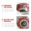 2026 Ceramic Tea Cup Tea Serving Cups for Storage 6Pcs with Retro Look Multi 8.5x8.5x4cm 4