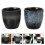 2026 Retro Style Ceramic Tea Cups for Home Use 4Pcs Tea Container Assorted Color 7X7CM 5