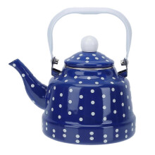 2026 1pc Durable Heating Water Kettle Dot Enameled Teapot Kitchen Teapot For Home