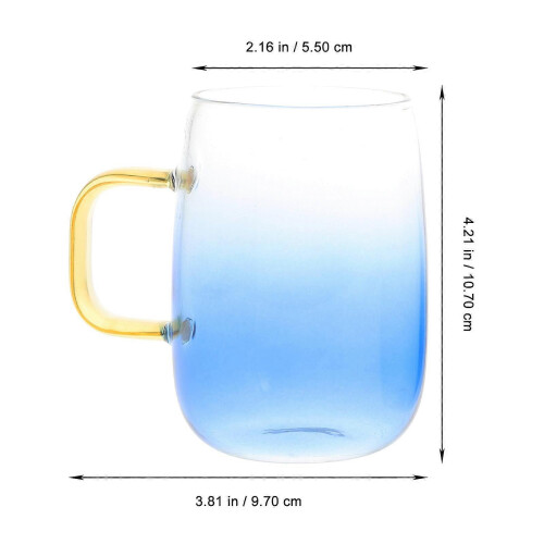 2026 High Temperature Resistance Cup Borosilicate for Drinking Use Water Cup 2Pcs 1