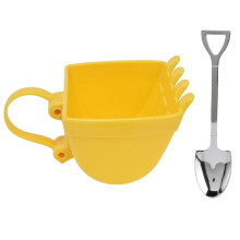2026 330ml Baggerlöffel-Becher mit Schaufel und Löffel, kreative Teetasse, Milch- und Kaffeetasse
