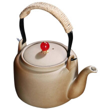 2026 Large Capacity 2Pcs Pottery Tea Kettle With Classic Shape Ideal For Tea Lovers And Gift Giving