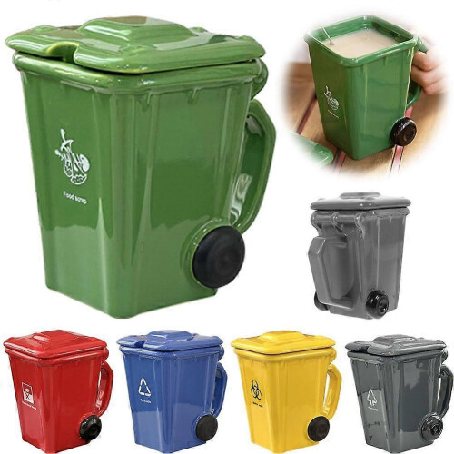 2026 400ml Coffee Cup Recycle Bin Mug Dustbin Mug F0M7 1
