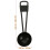 2026 5pcs Measuring Spoons Set Black Stainless Steel Nesting Measure Spoon Kit Kitchen Baking Tool 2