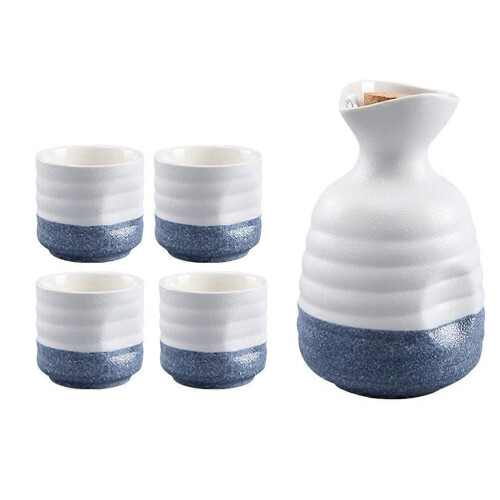 2026 Cup Porcelain Sake Cup Set for Serving Including 1 and 4 Cups 1