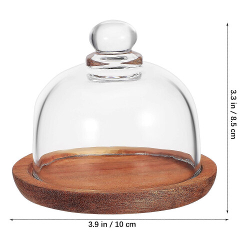2026 Egg Dish Cake Stand with Dome for Kitchen Use 2Pcs Butter Dishes 1