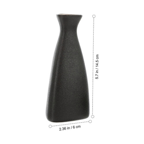 2026 Ceramic Sake Serving Cups Multi-Use Sake Cups for 1Set in Black 1