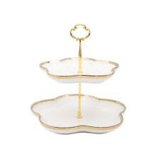 2026 Tower Stand 2/3 Tier Cake Stand Easy Party Gift Rack Lover Multicolor medium small size edge)