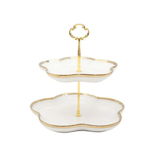 2026 Tower Stand 2/3 Tier Cake Stand Easy Party Gift Rack Lover Multicolor medium small size edge)