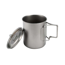 2026 Ultraleichter Titanbecher, tragbarer Outdoor-Becher, Camping-Picknick-Wasserbecher, 750 ml