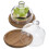 2026 Egg Dish Cake Stand with Dome for Kitchen Use 2Pcs Butter Dishes 5