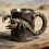 2026 Drinking Cup Ergonomic Handle Scorpions Shaped Resin Mug Drinkers Kitchen Multicolor 2