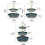 2026 Tower Stand 2/3 Tier Cake Stand Easy Party Gift Rack Lover Multicolor medium small size edge) 2