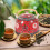 2026 Ceramic Teapot Chinese Style Porcelain Teapot with Handle for Home Use 5