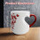2026 Color Changing Magic Ceramic Mug Funny Color Changing Coffee Cup Handle Reveals Surprise 2