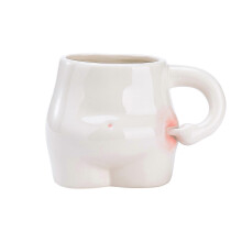 2026 Coffee Mug 320ml White Ceramic Funny Naughty Belly Microwave Dishwasher Safe Coffee Tea Water