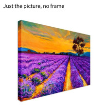 Lavender Canvas Print Paintings Wall Decorate Apartment Simplicity Bedrooms