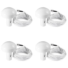 4X Ship GPS Active Marine Navigation Antenna 10M BNC Male Plug Connector