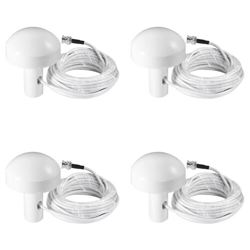 4X Ship GPS Active Marine Navigation Antenna 10M BNC Male Plug Connector