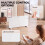 Homcom HOMCOM 2000W Electric Space Heater Radiator Wifi Smart App, White 4