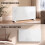 Homcom HOMCOM 2000W Electric Space Heater Radiator Wifi Smart App, White 7