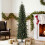 Homcom HOMCOM Slim Gracious Pine Xmas Tree with 688 Branch Tips, Green 1