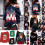 (Navy Blue Four,M)Damen Weihnachtspullover Pulli lockeres Sweatshirt Damen Weihnachtskleid Tops Bluse 4