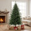 Homcom HOMCOM 180 cm Artificial Christmas Tree Solid Pine Wood Stand, Green 9