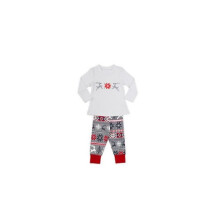 (Kid,12-18M)Family Matching Christmas Pajamas Set Women Baby Kids Deer Sleepwear Nightwear