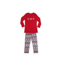 (Mom,XL)Family Matching Christmas Pajamas Set Women Baby Kids Deer Sleepwear Nightwear