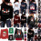 (Wine Red Four,3XL)Damen Weihnachtspullover Pulli lockeres Sweatshirt Damen Weihnachtskleid Tops Bluse 6